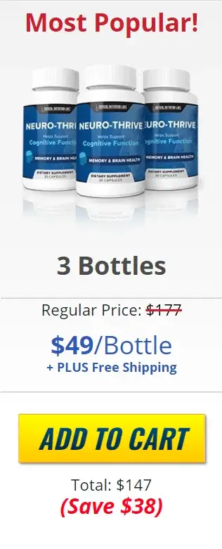 Buy NeuroThrive 3 Bottles