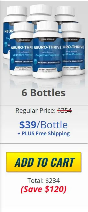 Buy NeuroThrive 6 Bottles